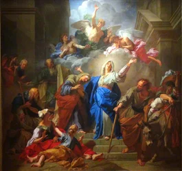 Francese: La Visitation de la Vierge (Le Magnificat) Visitation de la Vierge di Jean Jouvenet