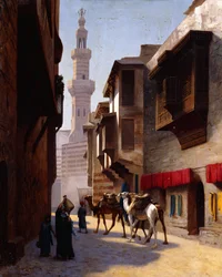 Una strada al Cairo