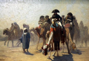 Generale Bonaparte con il suo stato maggiore in Egitto