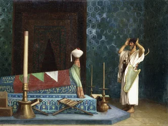 Preghiera nella stanza del sultano