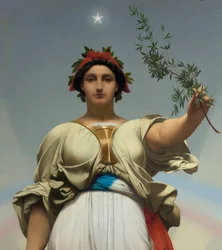 La Repubblica di Gerome Jean Leon (1824 - 1904) (allegoria - 1848); Mairie des Lilas