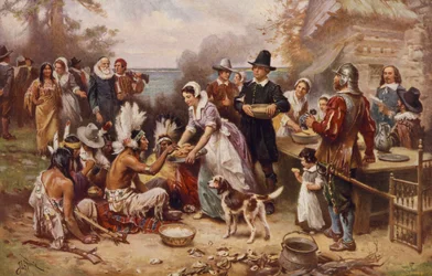 Il primo Giorno del Ringraziamento del 1621, ca. 1932