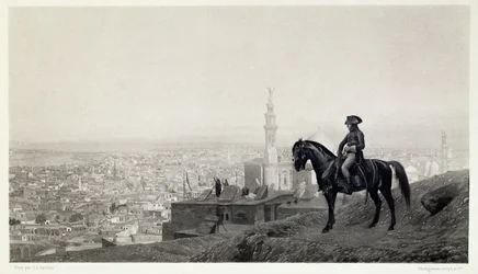 Il generale Bonaparte al Cairo, da Una collezione di opere di Jean-Leon Gerome in 100 fotoincisioni, 1881