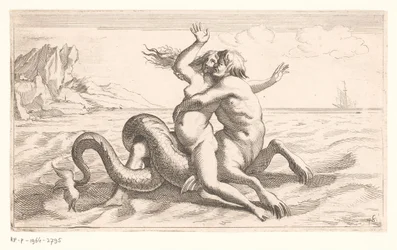 Tritone rapisce una donna