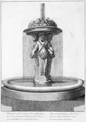 Progetto per una fontana, 1673