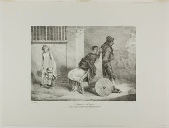 Una donna paralitica, tavola 9 da Vari soggetti disegnati dal vero e su pietra (The English Suite)