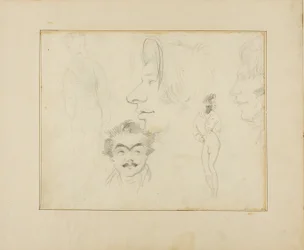 Foglio di caricature