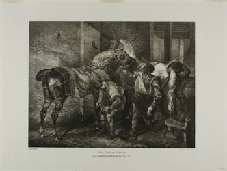 Il maniscalco inglese, tavola 10 da Vari soggetti disegnati dal vero e su pietra (The English Suite)