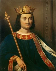 Ritratto di Filippo IV il Bello (1268 - 1314), Re di Francia