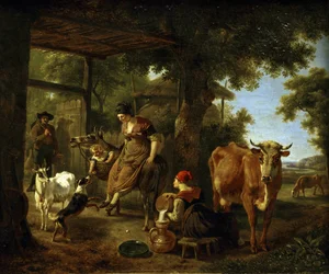 Scena di vita rurale