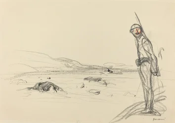 Lungo la Marna, probabilmente 1918