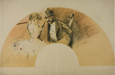 Ventaglio per il Ballo Gavarni