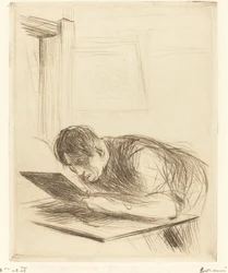 Incisione di Forain (prima lastra)