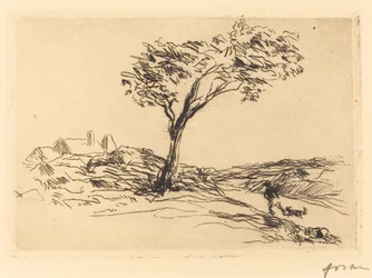 Paesaggio nei dintorni di Versailles