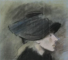 Ritratto della cantante di cabaret Valéry Roumy