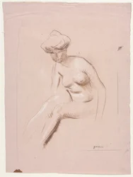 Nudo seduto