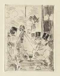 Il caffè della Nuova Atene, c.1876