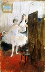 La stanza da toeletta, c.1890