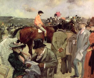 La corsa dei cavalli, c.1890