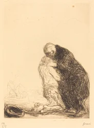 Il ritorno del figliol prodigo (terza tavola)