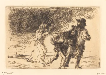 La strada per Emmaus (prima tavola)