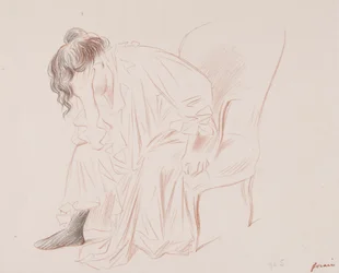 Donna seduta