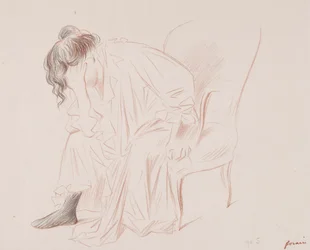 Donna seduta