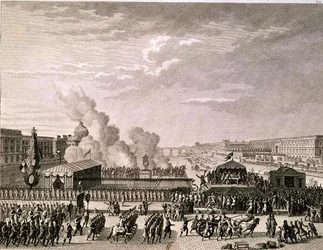 Proclamazione del pericolo per la patria, 22 luglio 1792, inciso da Pierre Gabriel Berthault (1737-1831)