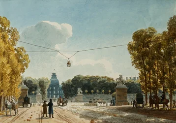 Vista delle Tuileries dai Champs-Elysees