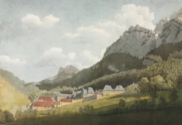 Paesaggio della Grande Chartreuse, fine 1700-inizio 1800