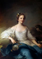 Ritratto di Charlotte Louise de Rohan - Guemenee, Principessa di Masseran, Marchesa di Crevecoeur rappresentata in Ebe
