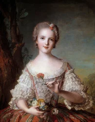 Ritratto di Madame Louise di Francia (1737-1787), figlia del re Luigi XV, dipinto di Jean-Marc Nattier (1685-1766), 1748, Sun 0,98 x 0,85 m