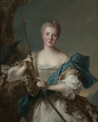 Ritratto di una donna come Diana, 1752