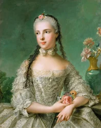 Rococò: Ritratto della principessa Isabella di Parma (1741-1763), arciduchessa d