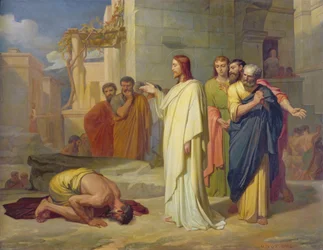 Gesù guarisce il lebbroso, 1864