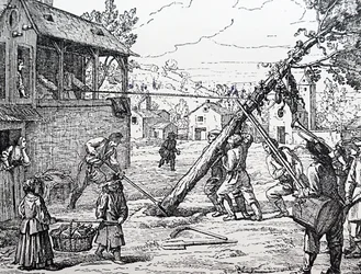 La piantagione del palo di maggio