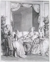 Non temere, mio buon amico, inciso da I.S. Helman (1743-1809)