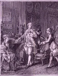La Grande Toilette, inciso da A.L. Romanet