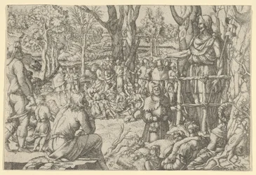 San Giovanni che Predica nel Deserto, 1535-55