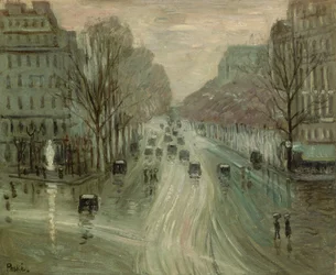 Parigi sotto la neve