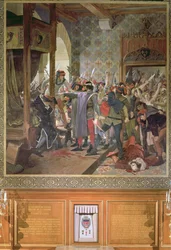 Etienne Marcel protegge il Delfino dalla folla nel 1358