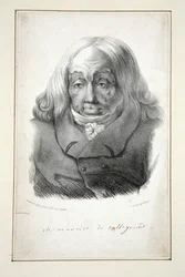 Ritratto di Talleyrand, 79 anni, pub.1835 (incisione)