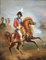 Joachim Murat / Ritratto equestre / J.P. Franque