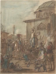 Olindo e Sofronia salvati da Clorinda
