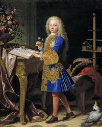 Carlo III di Spagna da bambino, 1724