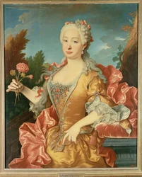 Dona Barbara de Braganza, moglie del re Ferdinando VI di Spagna (dipinto su tela)