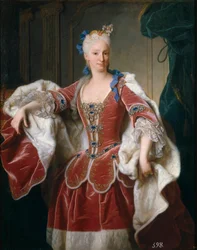 Ritratto di Elisabetta Farnese, regina consorte di Spagna