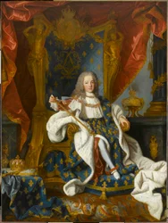 Ritratto di Luigi XV 1710-1774 re di Francia, all