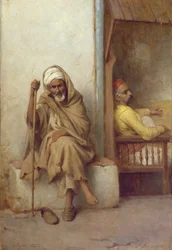 Uomini algerini a riposo