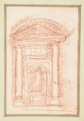 Nicchia con statua